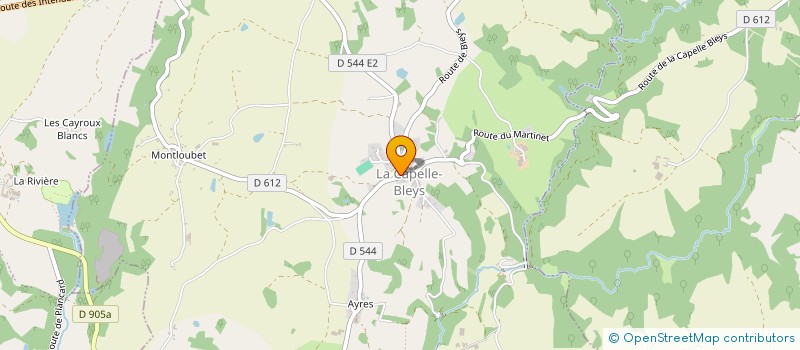 localisation de l'entreprise MADAME BRIGITTE FAURE  PRADINAS