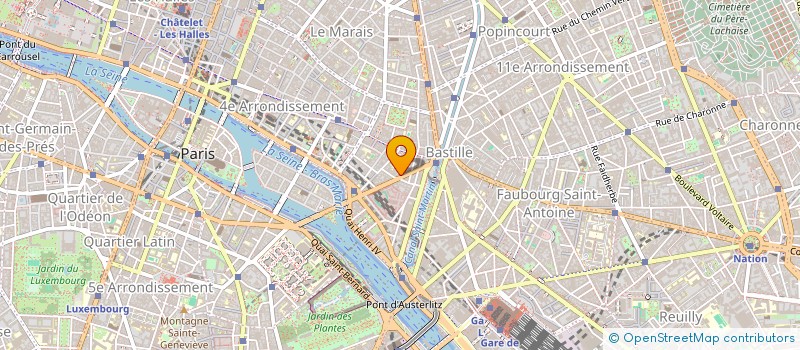 localisation de l'entreprise MADAME BRIGITTE FAVEREAU  PARIS