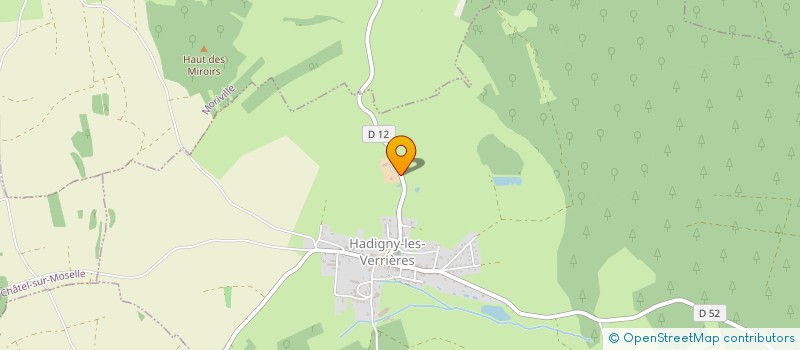 localisation de l'entreprise MADAME BRIGITTE FEBVRE  HADIGNY-LES-VERRIERES