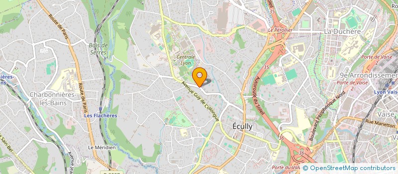 localisation de l'entreprise MADAME BRIGITTE FEIX  ECULLY