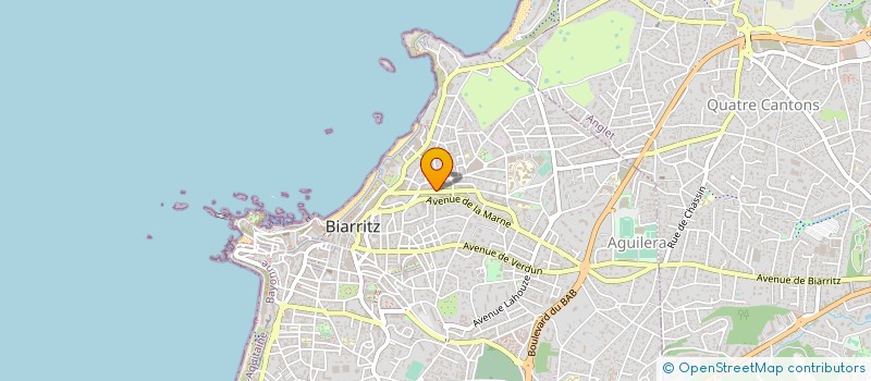 localisation de l'entreprise MADAME BRIGITTE FERRAGE à BIARRITZ
