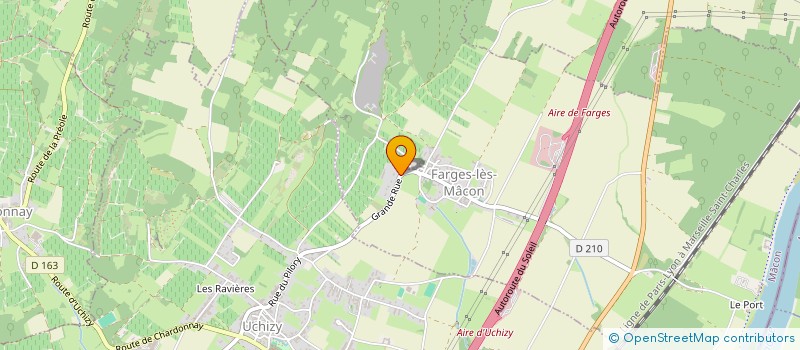 localisation de l'entreprise MADAME BRIGITTE FERRIER  FARGES-LES-MACON