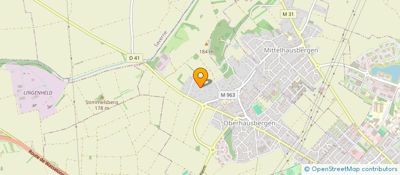 localisation de l'entreprise MADAME BRIGITTE FETIQUE  OBERHAUSBERGEN