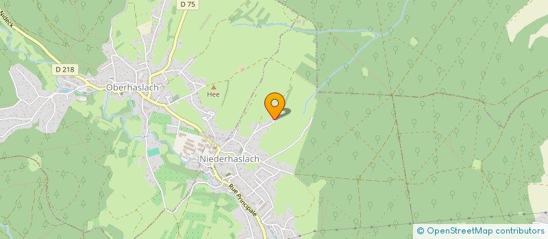 localisation de l'entreprise MADAME BRIGITTE FISCHER  NIEDERHASLACH