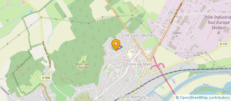 localisation de l'entreprise MADAME BRIGITTE FIZAINE  TOUL