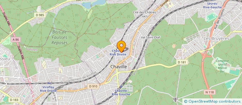 localisation de l'entreprise MADAME BRIGITTE FLEUREAU à CHAVILLE