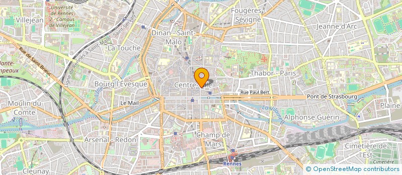 localisation de l'entreprise MADAME BRIGITTE FONTAINE  RENNES