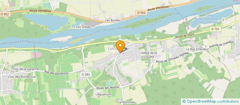 localisation de l'entreprise MADAME BRIGITTE FORMOSA  LUSSAULT-SUR-LOIRE