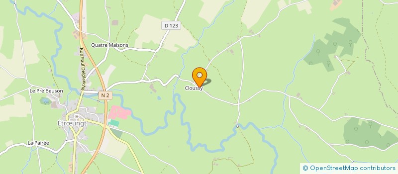 localisation de l'entreprise MADAME BRIGITTE FOSSY  ETRUNGT