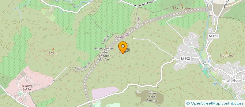 localisation de l'entreprise MADAME BRIGITTE FOURCADIER  GRABELS