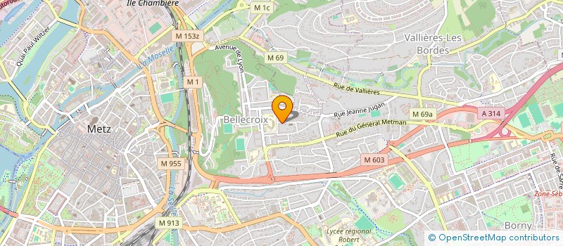 localisation de l'entreprise MADAME BRIGITTE FOURNIER  METZ