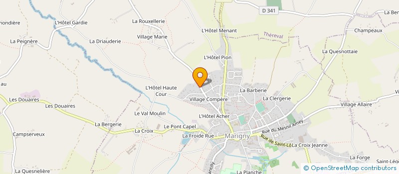 localisation de l'entreprise MADAME BRIGITTE FRANCAIS  MARIGNY-LE-LOZON