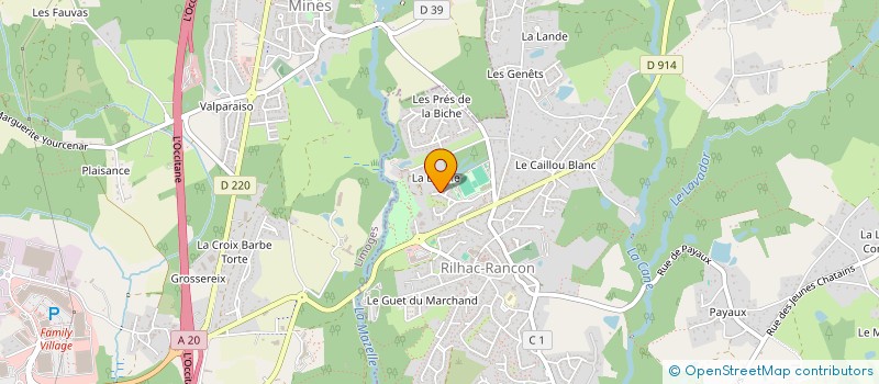 localisation de l'entreprise MADAME BRIGITTE FRANCOIS à RILHAC-RANCON