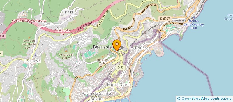 localisation de l'entreprise MADAME BRIGITTE FRULEUX à BEAUSOLEIL