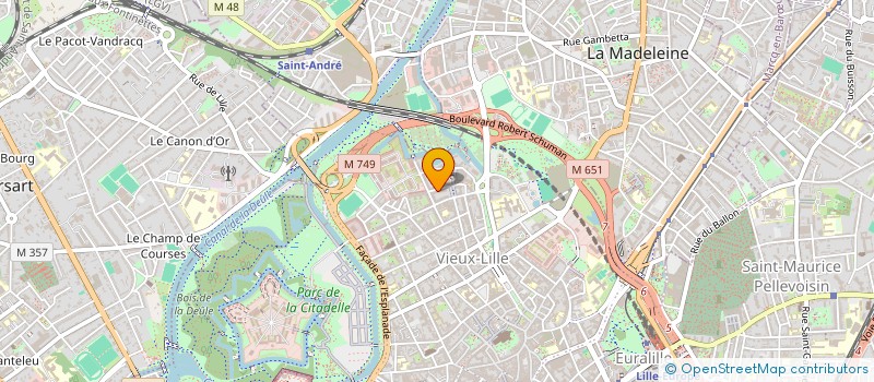 localisation de l'entreprise MADAME BRIGITTE GABIANE à LILLE