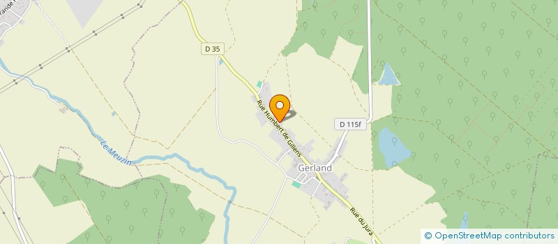 localisation de l'entreprise MADAME BRIGITTE GACHOT  GERLAND