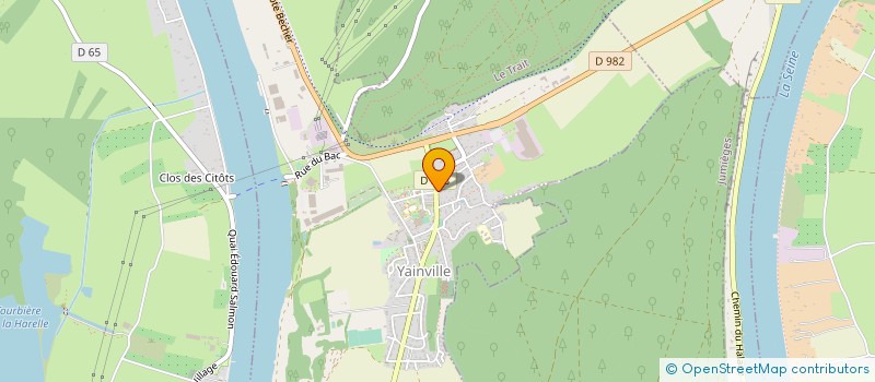 localisation de l'entreprise MADAME BRIGITTE GAILLARD  YAINVILLE