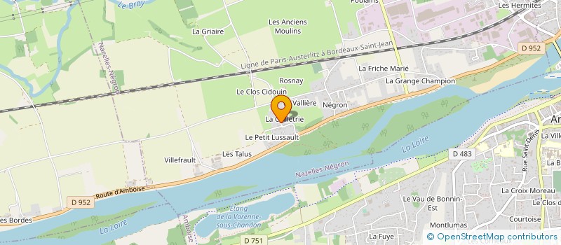localisation de l'entreprise MADAME BRIGITTE GALINEAU à NAZELLES-NEGRON