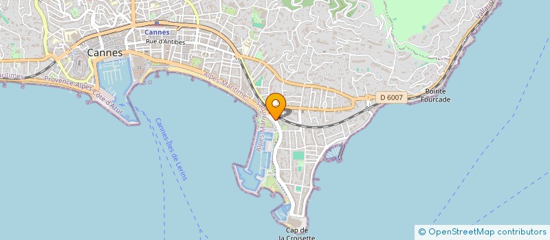 localisation de l'entreprise MADAME BRIGITTE GALLAIS à CANNES