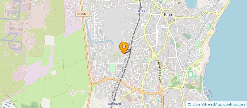 localisation de l'entreprise MADAME BRIGITTE GARCIA  ISTRES