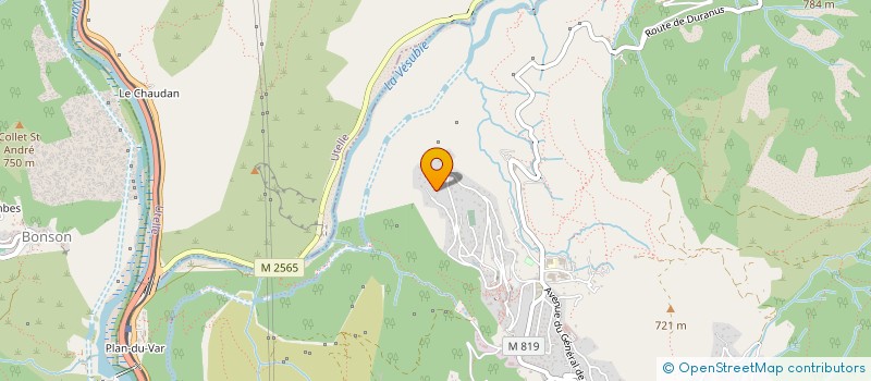 localisation de l'entreprise MADAME BRIGITTE GASTAUD  LEVENS