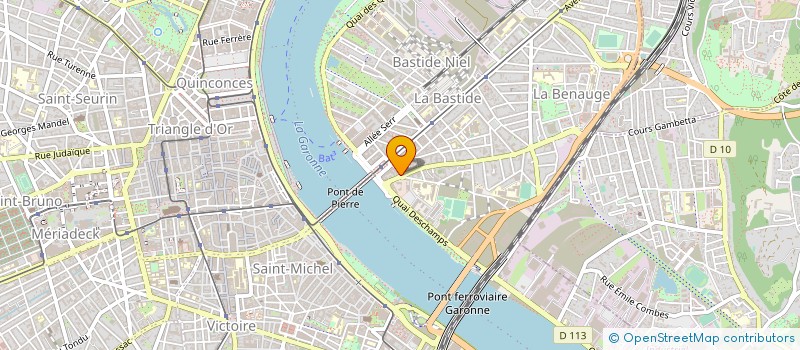 localisation de l'entreprise MADAME BRIGITTE GAUTHIER à BORDEAUX