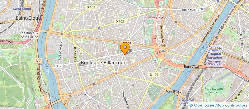 localisation de l'entreprise MADAME BRIGITTE GAUTIER à BOULOGNE-BILLANCOURT