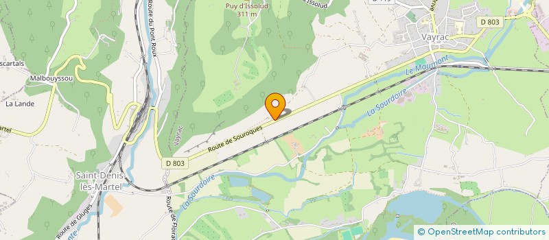 localisation de l'entreprise MADAME BRIGITTE GAY  STRENQUELS