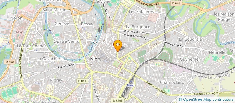 localisation de l'entreprise MADAME BRIGITTE GELIN à NIORT
