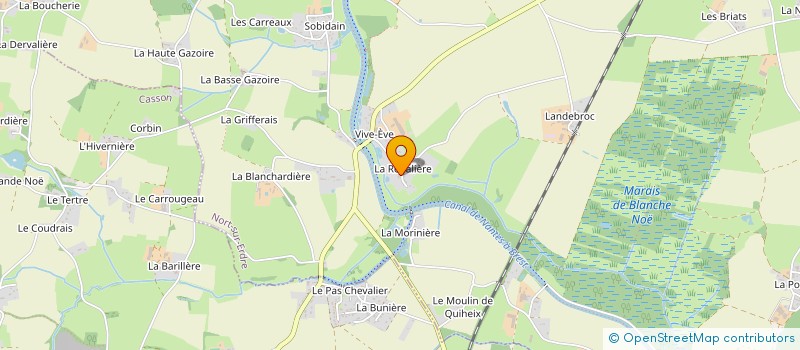 localisation de l'entreprise MADAME BRIGITTE GENEVOIS à NORT-SUR-ERDRE