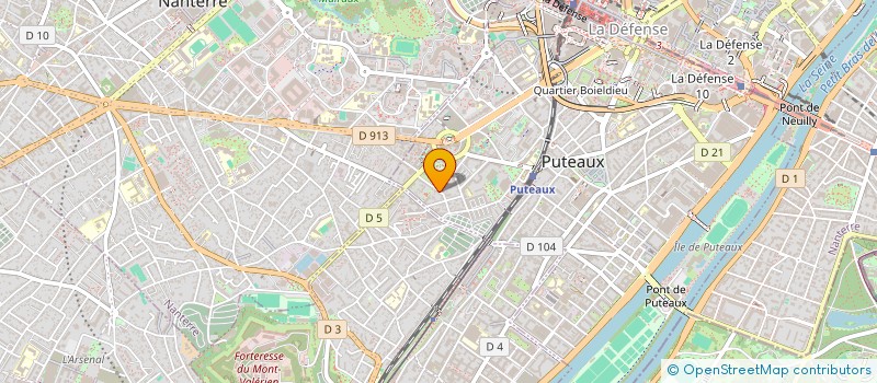 localisation de l'entreprise MADAME BRIGITTE GENTY  PUTEAUX