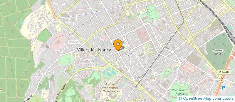 localisation de l'entreprise MADAME BRIGITTE GEORGE  VILLERS-LES-NANCY