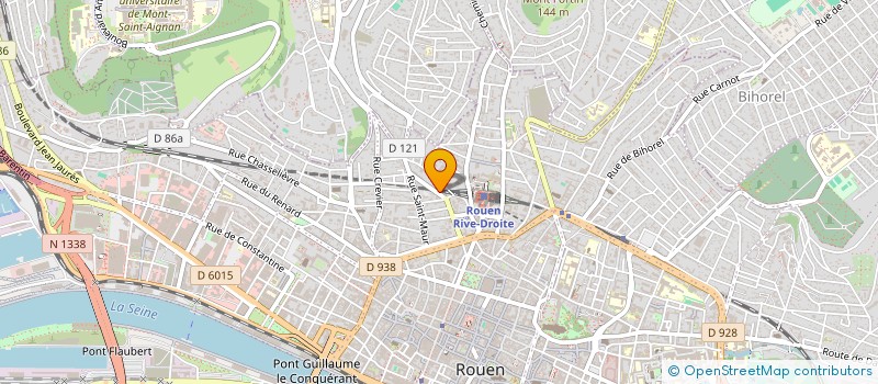 localisation de l'entreprise MADAME BRIGITTE GERARD à ROUEN