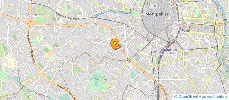 localisation de l'entreprise MADAME BRIGITTE GERARDIN à MONTPELLIER