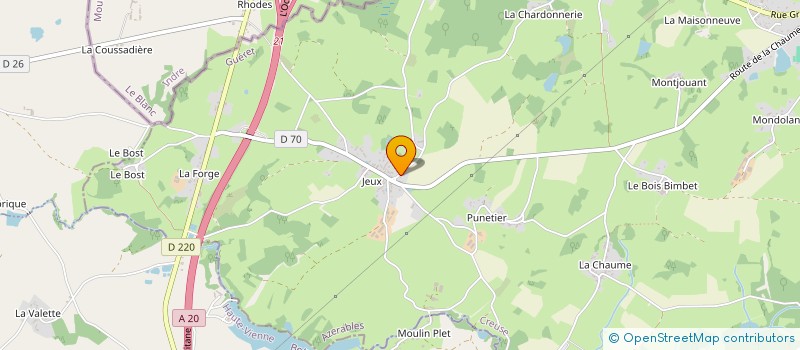 localisation de l'entreprise MADAME BRIGITTE GERAULT  AZERABLES
