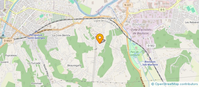 localisation de l'entreprise MADAME BRIGITTE GERIFALCO  ANTONNE-ET-TRIGONANT