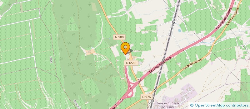 localisation de l'entreprise MADAME BRIGITTE GERMAIN  ROQUEMAURE