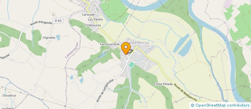 localisation de l'entreprise MADAME BRIGITTE GIMENES  CASTELFERRUS