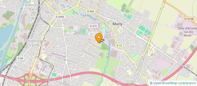 localisation de l'entreprise MADAME BRIGITTE GINESTET  MARLY