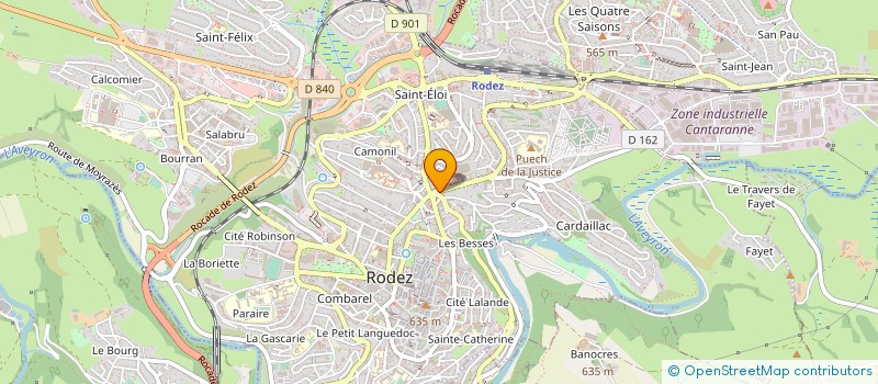 localisation de l'entreprise MADAME BRIGITTE GIORDANO à RODEZ