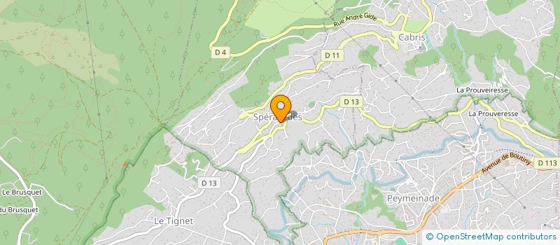 localisation de l'entreprise MADAME BRIGITTE GIRARD  SPERACEDES