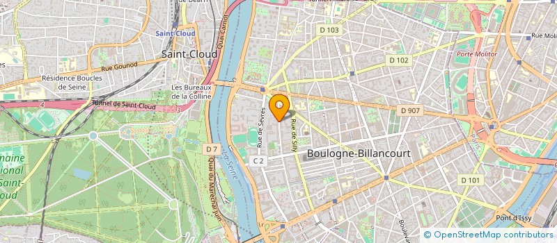 localisation de l'entreprise MADAME BRIGITTE GIRARDON à BOULOGNE-BILLANCOURT