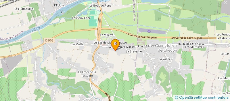 localisation de l'entreprise MADAME BRIGITTE GIRAULT  FAVEROLLES-SUR-CHER