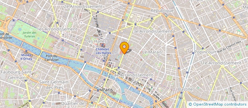 localisation de l'entreprise MADAME BRIGITTE GODET  PARIS