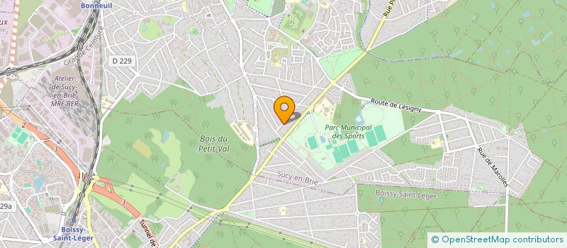 localisation de l'entreprise MADAME BRIGITTE GONNIN à SUCY-EN-BRIE