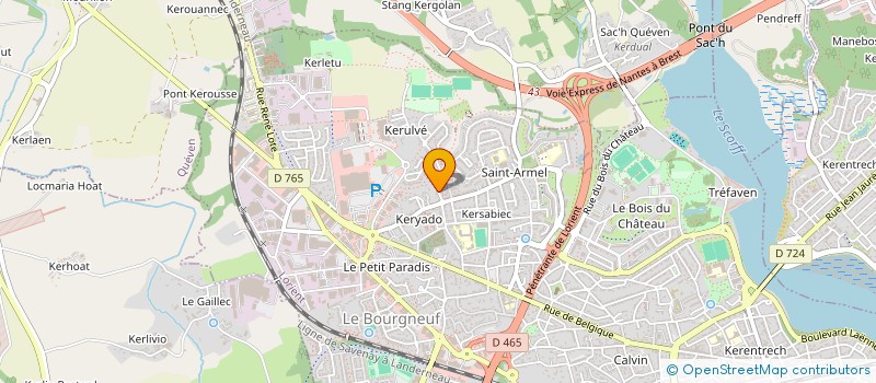 localisation de l'entreprise MADAME BRIGITTE GONTHIER  LORIENT