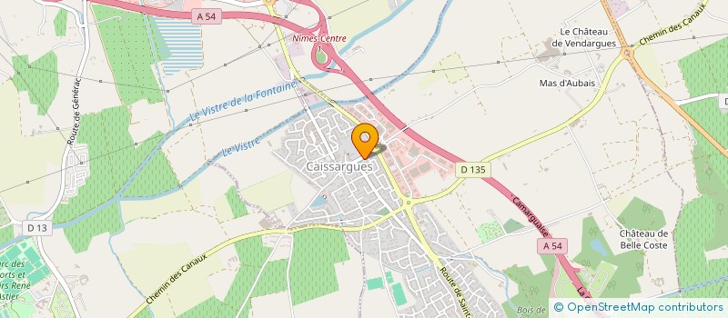 localisation de l'entreprise MADAME BRIGITTE GORY  CAISSARGUES