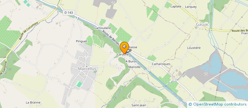 localisation de l'entreprise MADAME BRIGITTE GOSSIN  PIBRAC