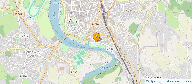localisation de l'entreprise MADAME BRIGITTE GOUIN à VICHY