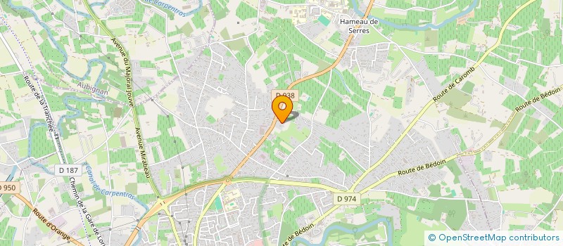 localisation de l'entreprise MADAME BRIGITTE GOURRIER  CARPENTRAS